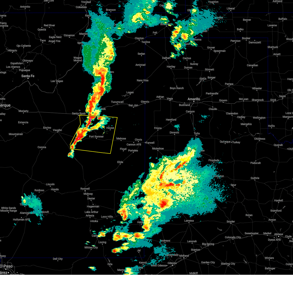 Interactive Hail Maps Hail Map for Santa Rosa, NM