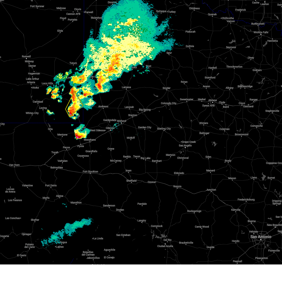 Interactive Hail Maps Hail Map for Eunice, NM