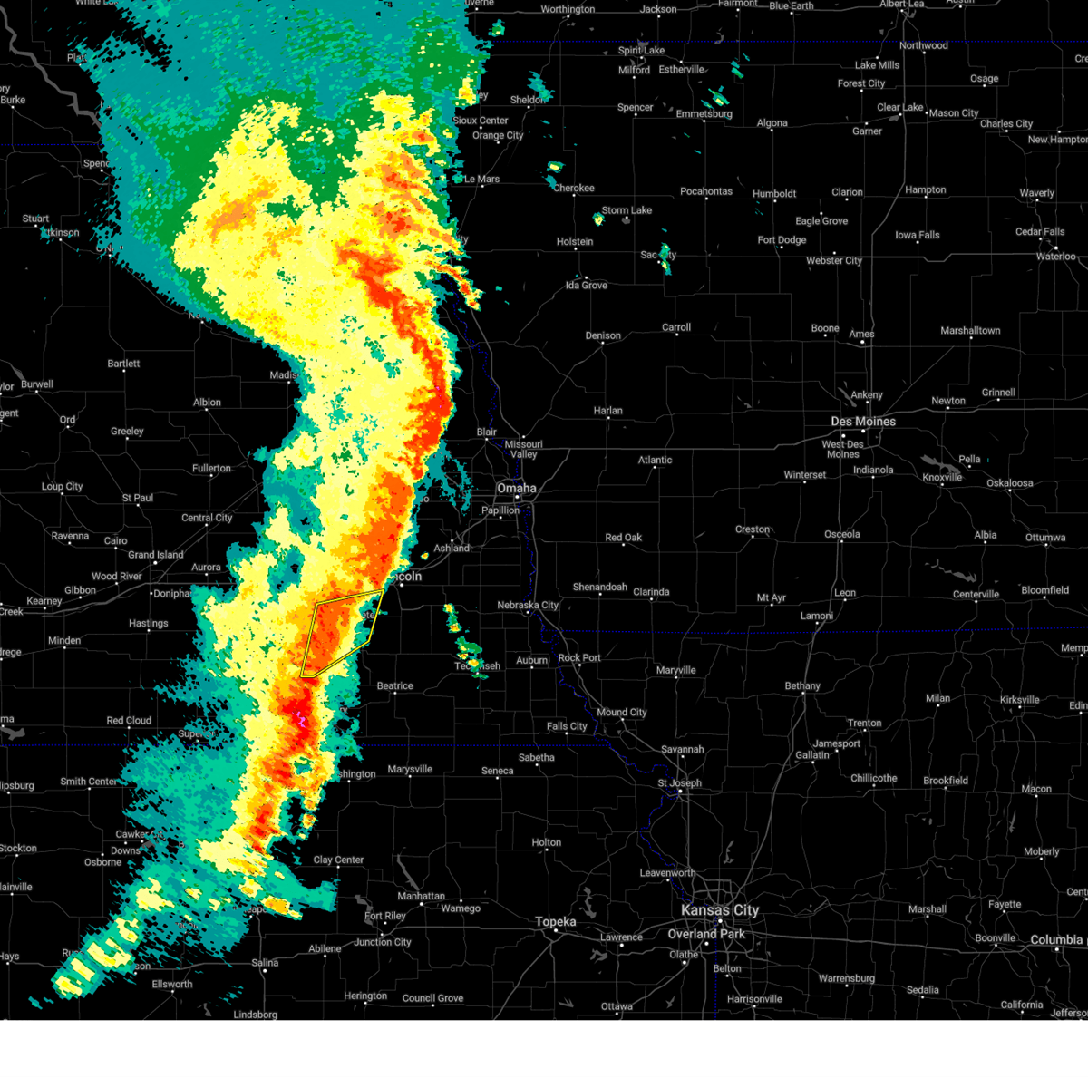 Interactive Hail Maps Hail Map for Denton, NE