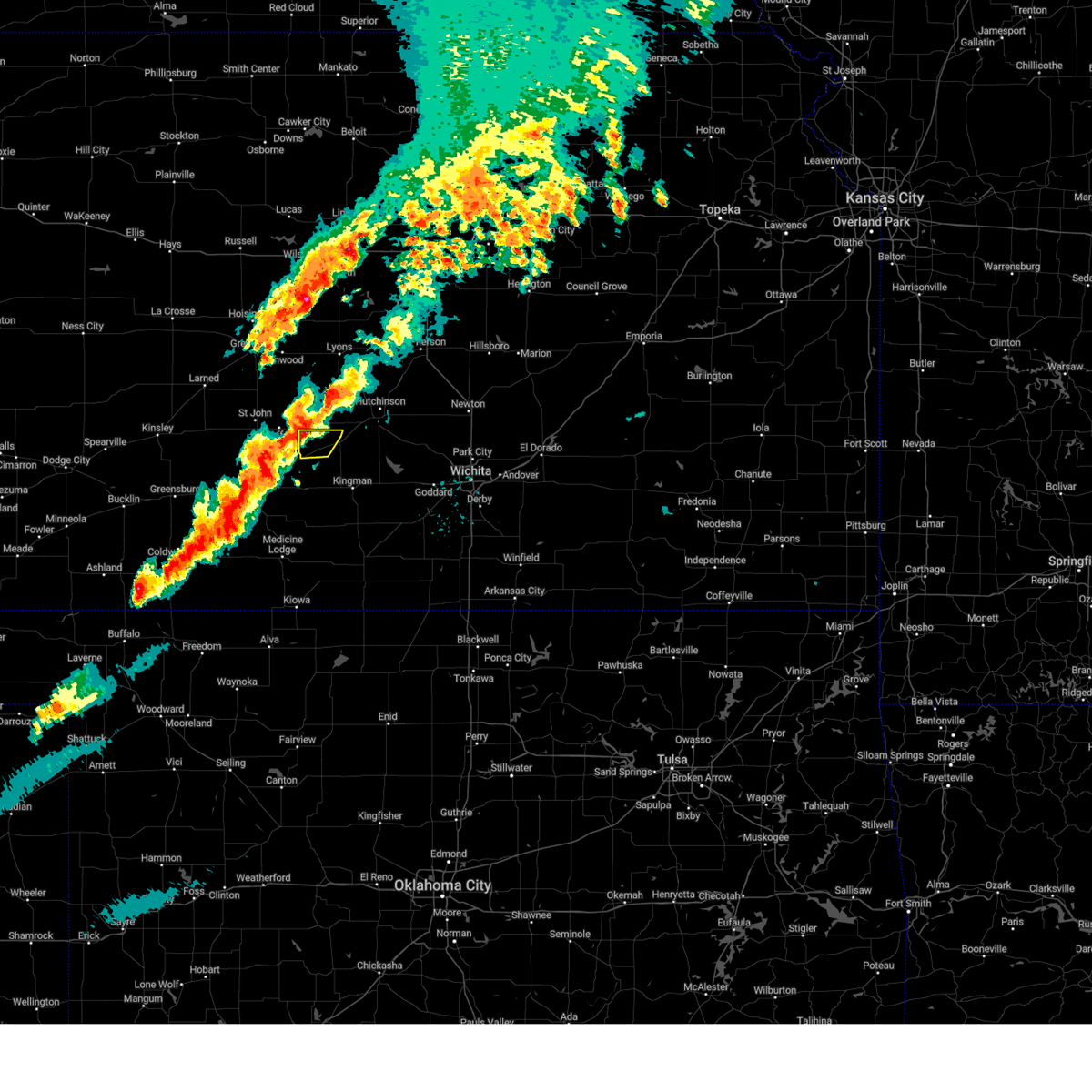 Interactive Hail Maps Hail Map for Turon, KS
