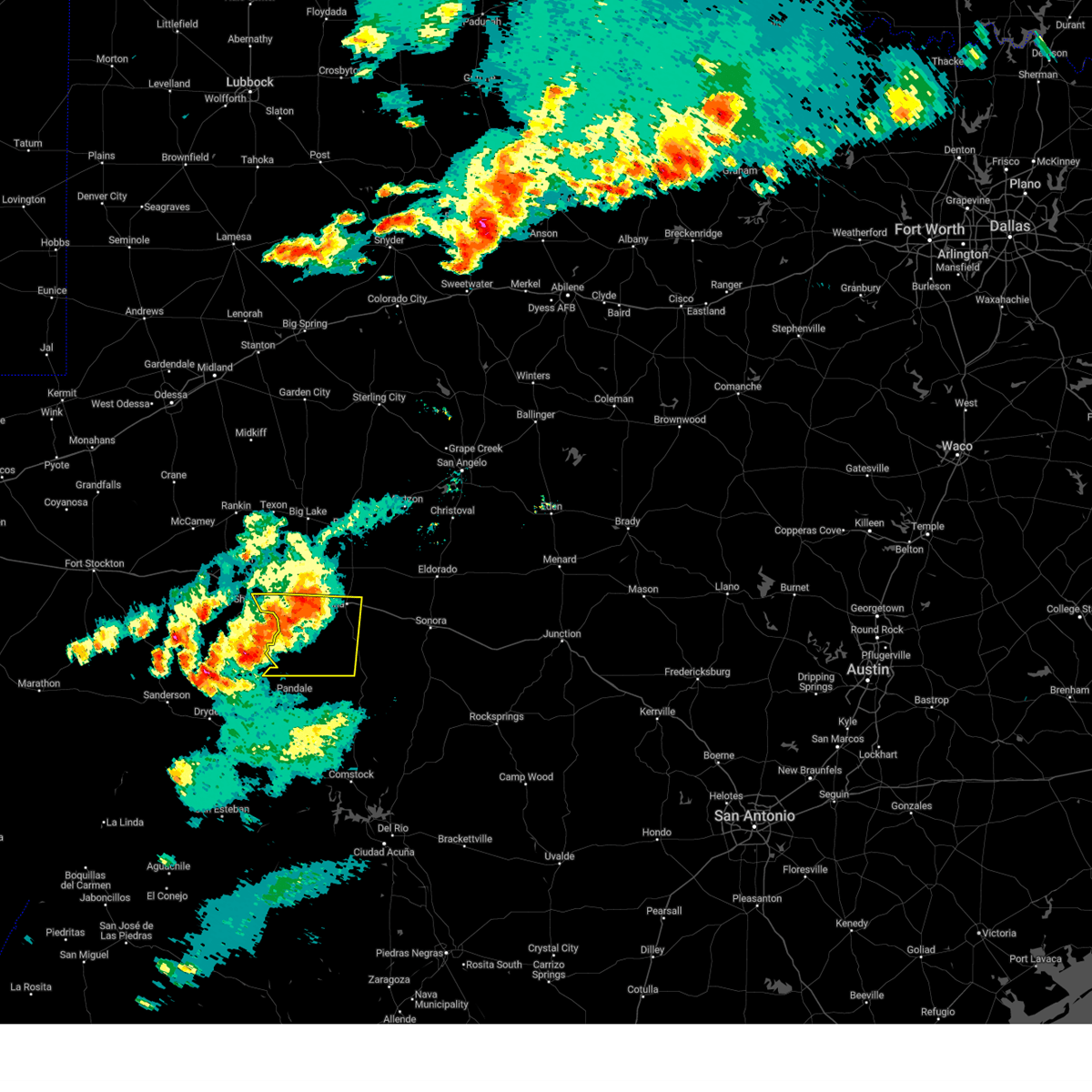 Interactive Hail Maps Hail Map for Ozona, TX
