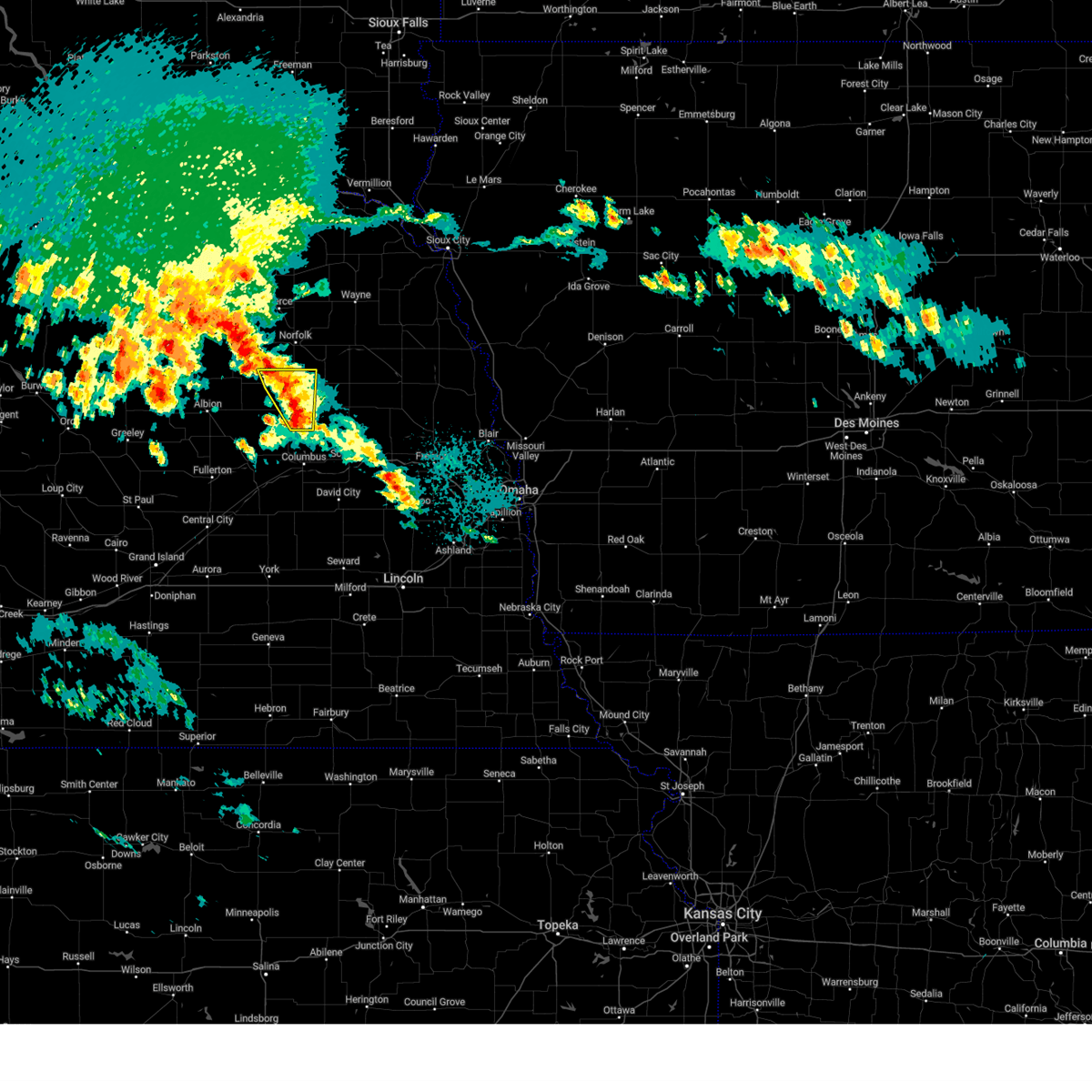 Interactive Hail Maps Hail Map for Humphrey, NE