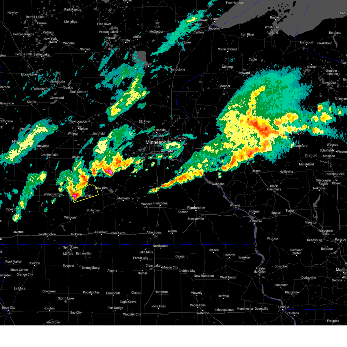 Interactive Hail Maps Hail Map for Sleepy Eye, MN