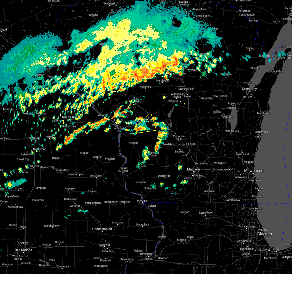Interactive Hail Maps Hail Map for Tomah, WI