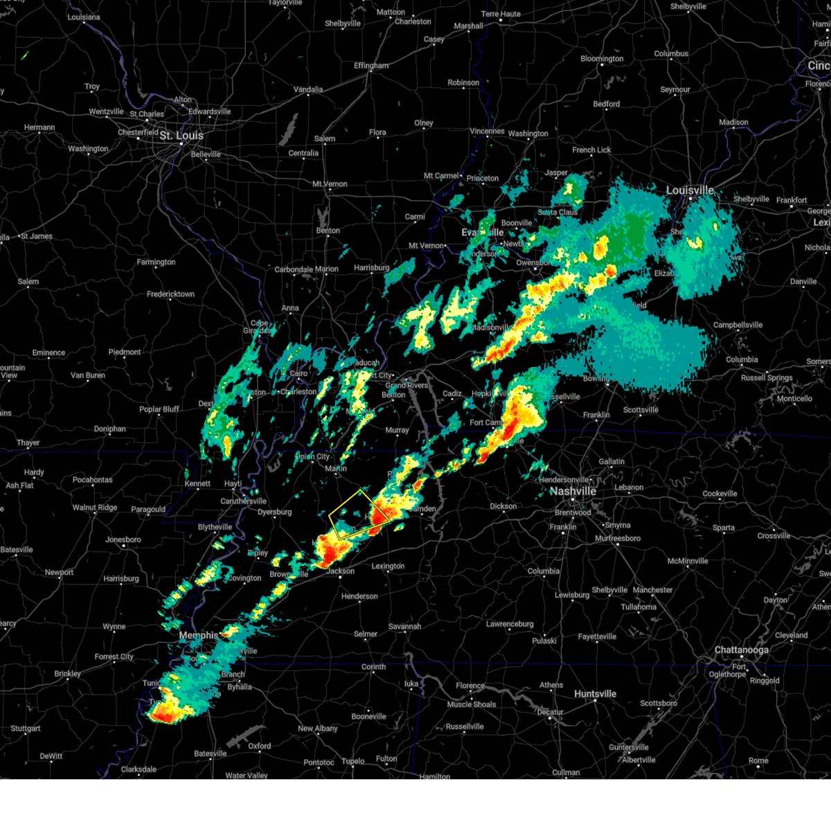 Interactive Hail Maps Hail Map for Gleason, TN
