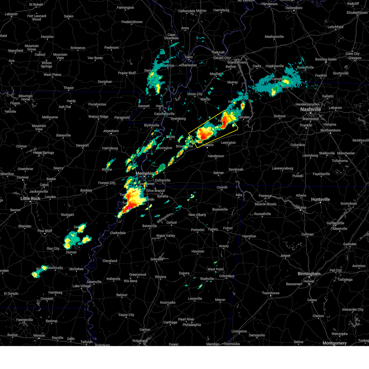 Interactive Hail Maps Hail Map for Atwood, TN