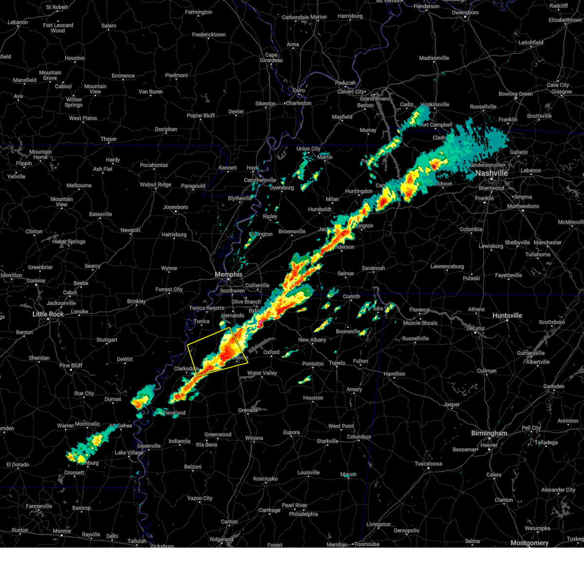 Interactive Hail Maps Hail Map for Lambert, MS