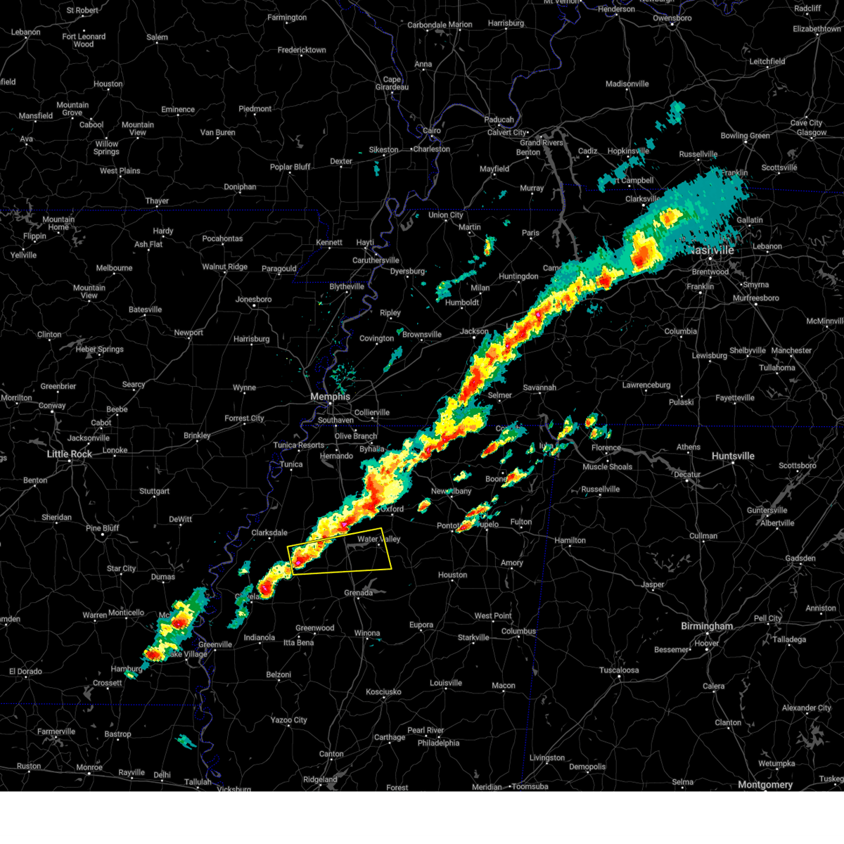 Interactive Hail Maps Hail Map for Sumner, MS