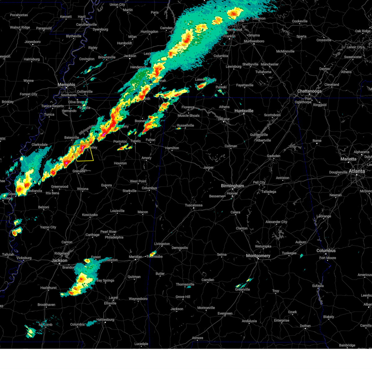 Interactive Hail Maps Hail Map for Pope, MS