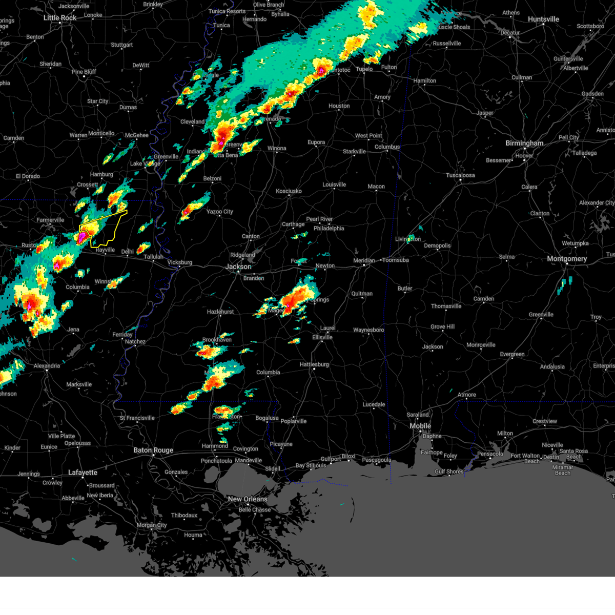 Interactive Hail Maps Hail Map for Sterlington, LA