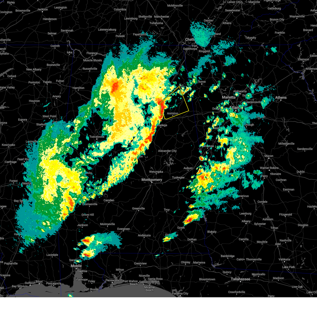 Interactive Hail Maps Hail Map for Jacksonville, AL