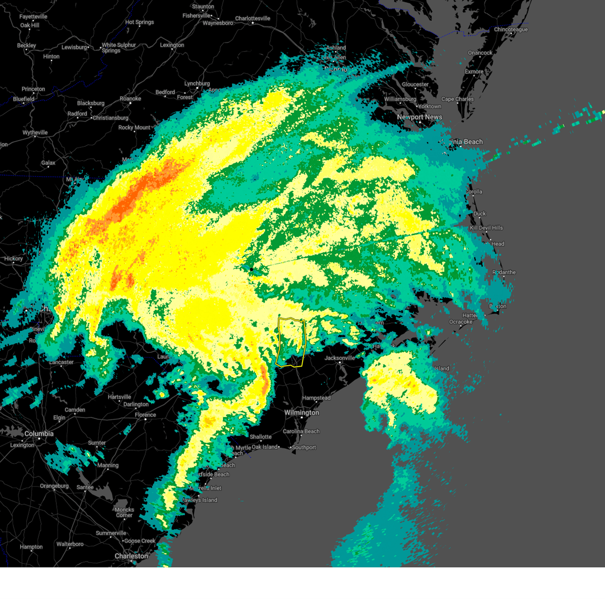 Interactive Hail Maps Hail Map for Rose Hill, NC
