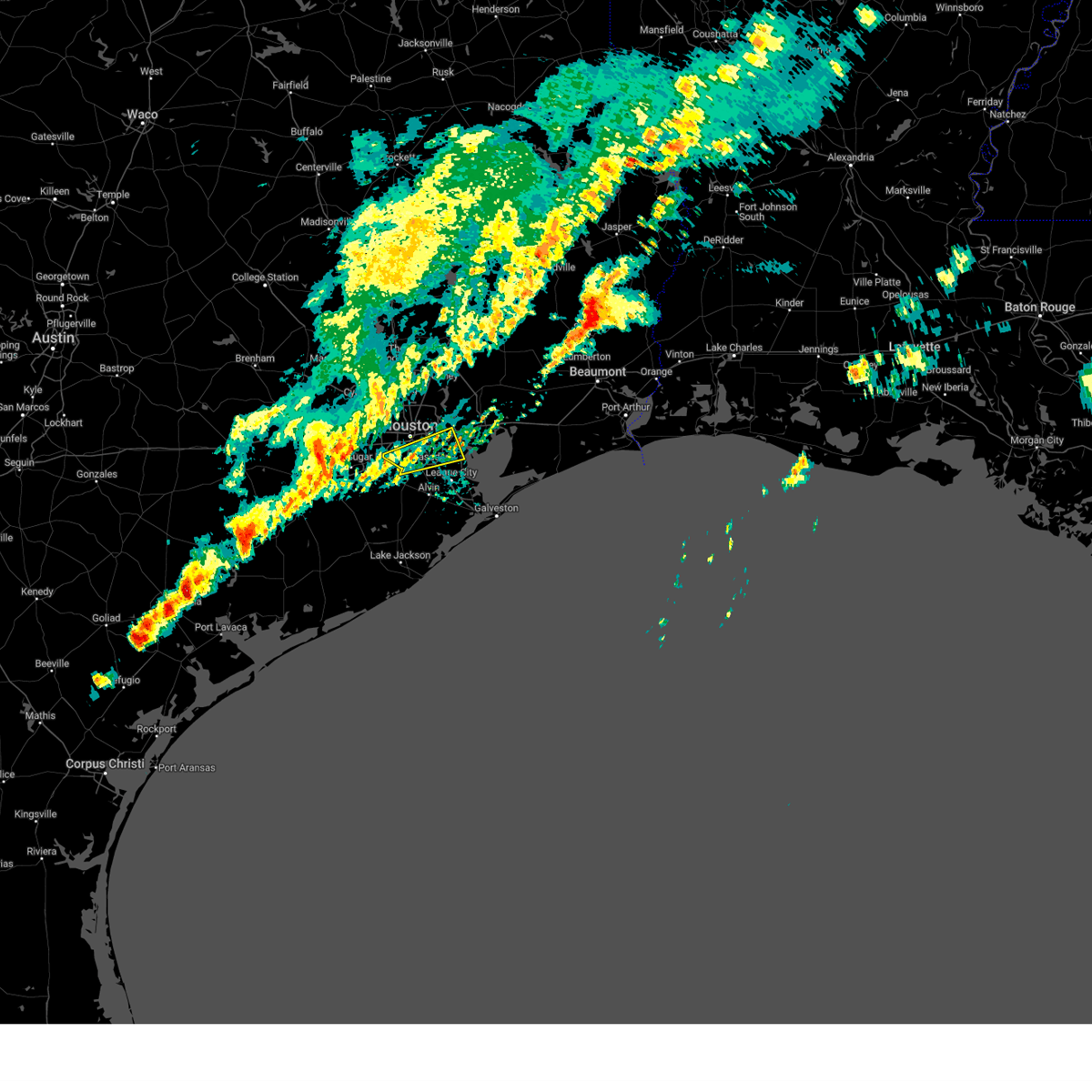Interactive Hail Maps Hail Map for La Porte, TX(04)