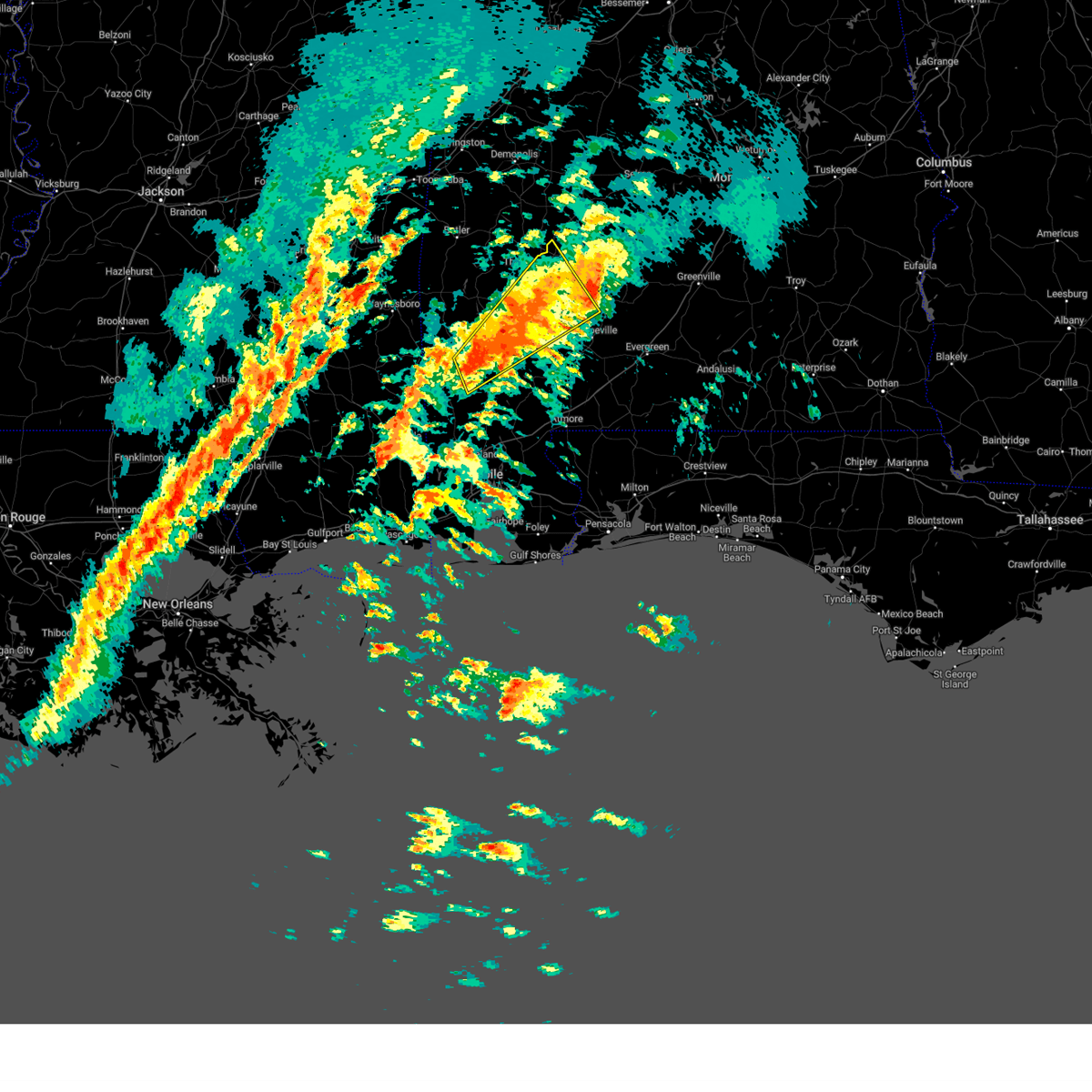 Interactive Hail Maps Hail Map for McIntosh, AL