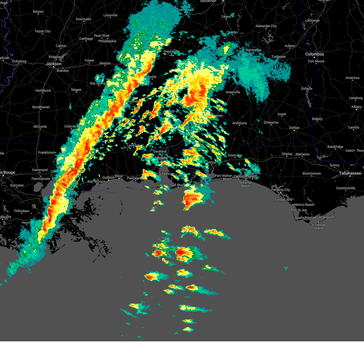 Interactive Hail Maps Hail Map for Mandeville, LA