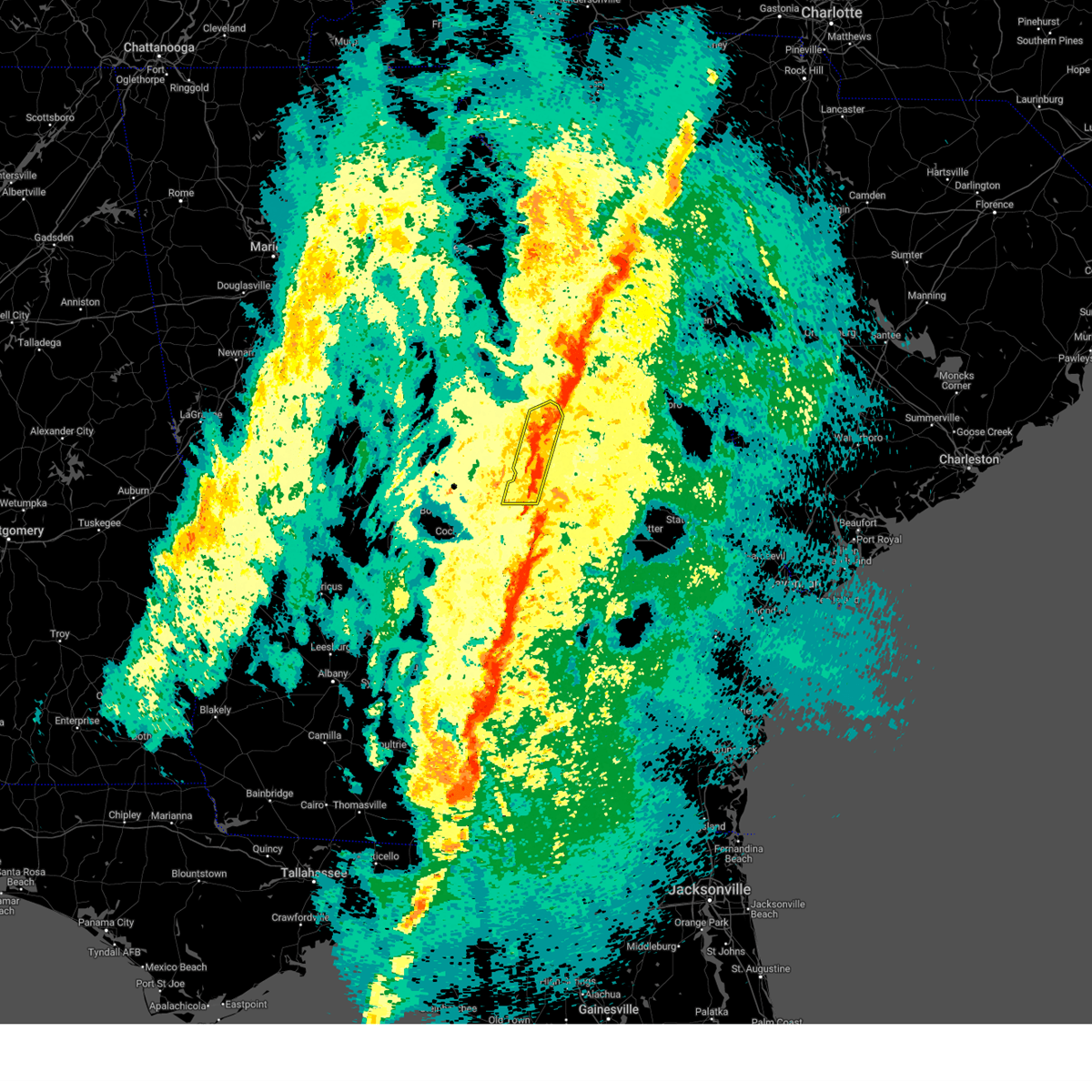 Interactive Hail Maps Hail Map for Tennille, GA
