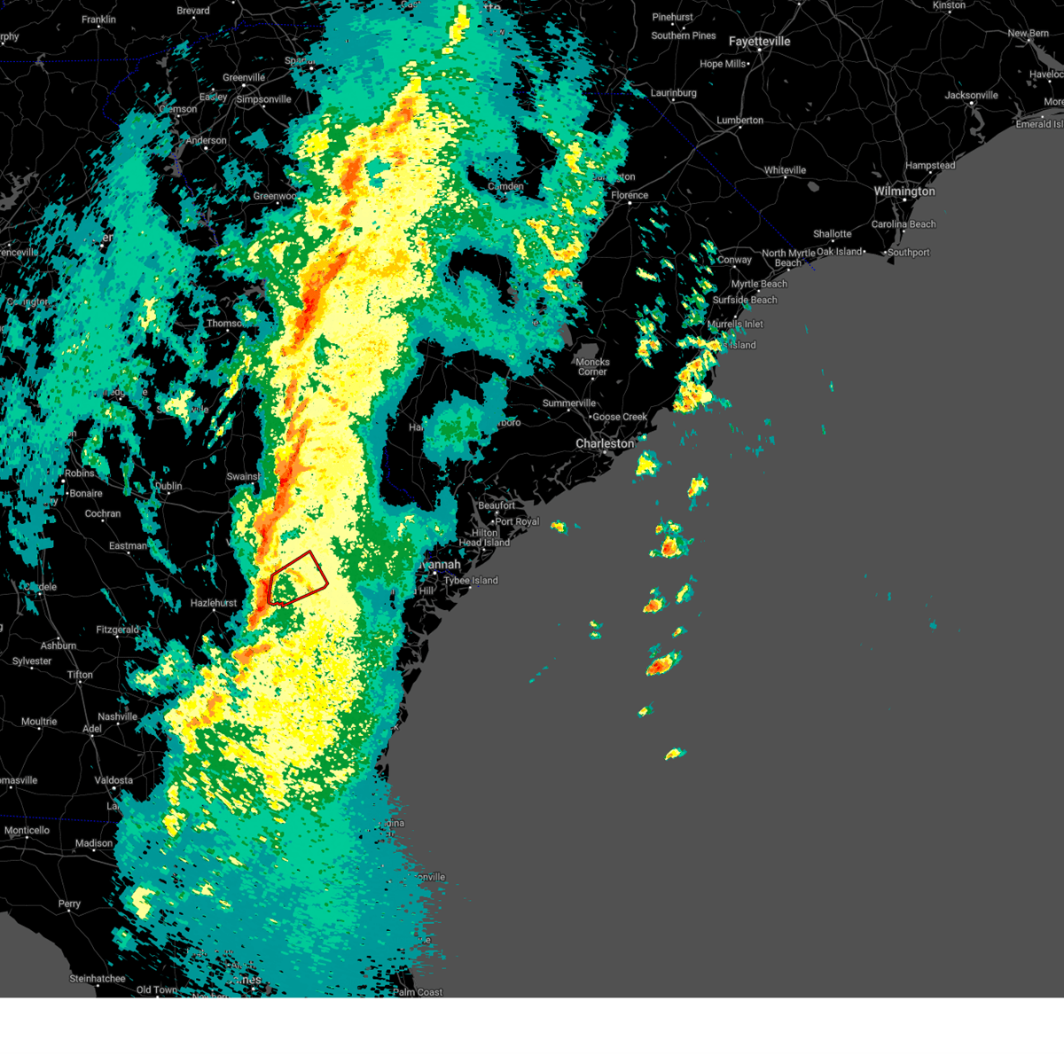 Interactive Hail Maps Hail Map for Glennville, GA
