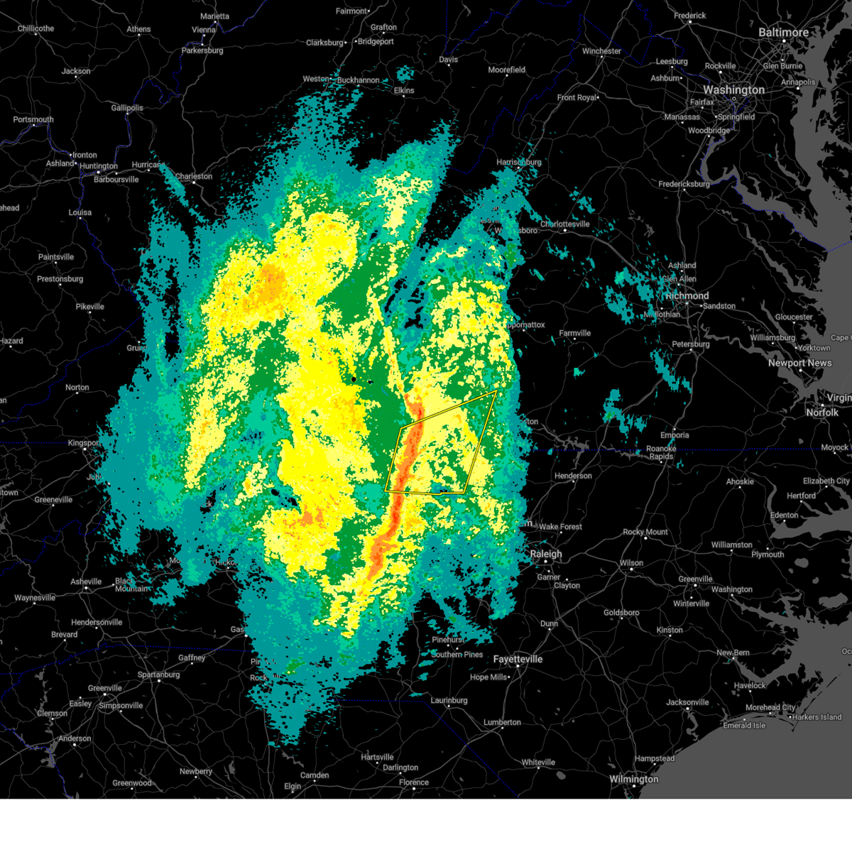 Interactive Hail Maps Hail Map for Martinsville, VA