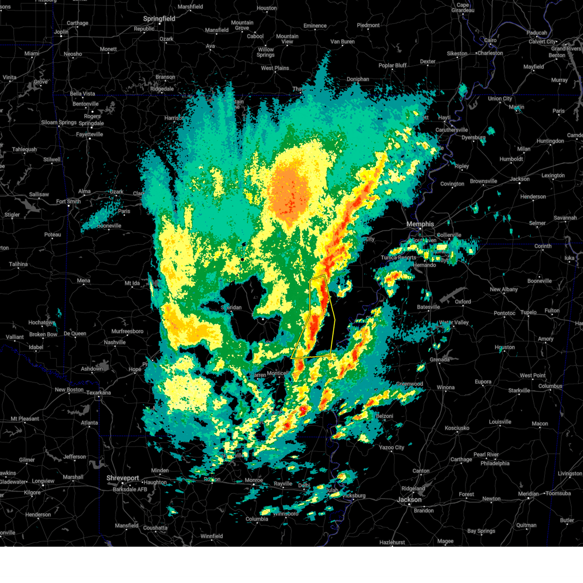 Interactive Hail Maps Hail Map for Dumas, AR