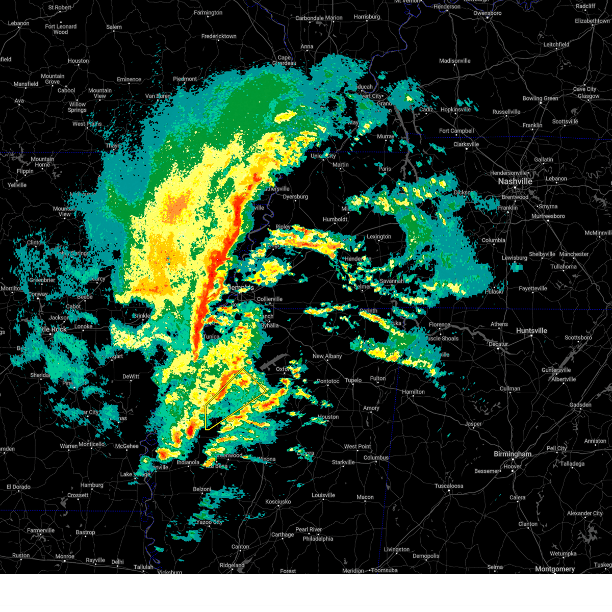 Interactive Hail Maps Hail Map for Pope, MS