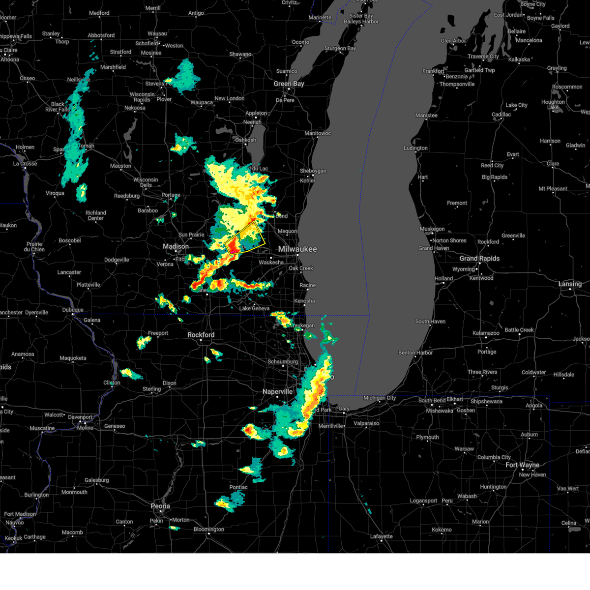 Interactive Hail Maps Hail Map for Delafield, WI
