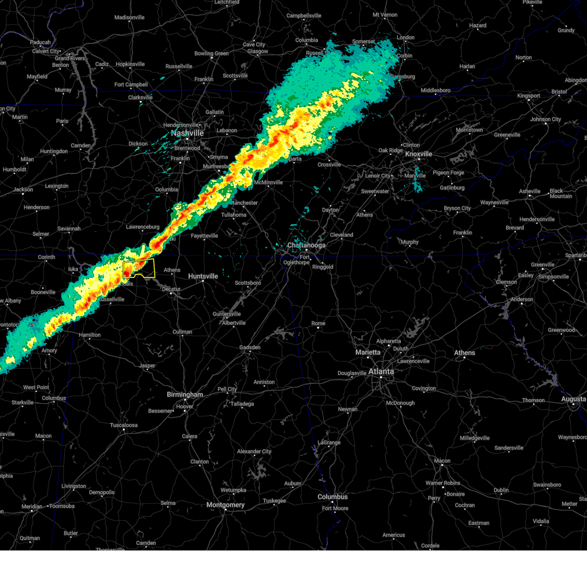 Interactive Hail Maps Hail Map for Killen, AL