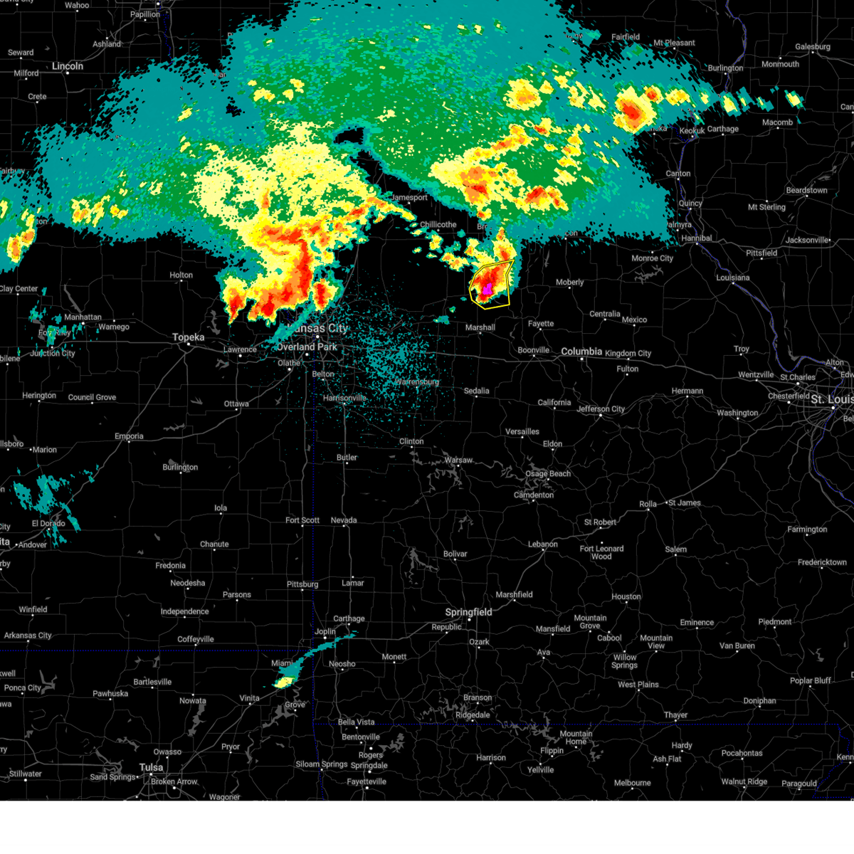 Interactive Hail Maps Hail Map for Brunswick, MO