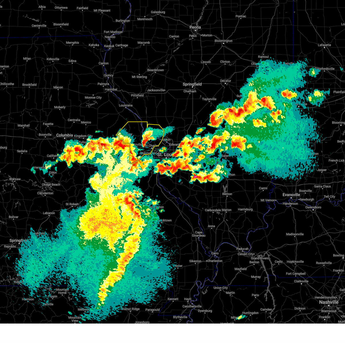 Interactive Hail Maps Hail Map for St. Peters, MO