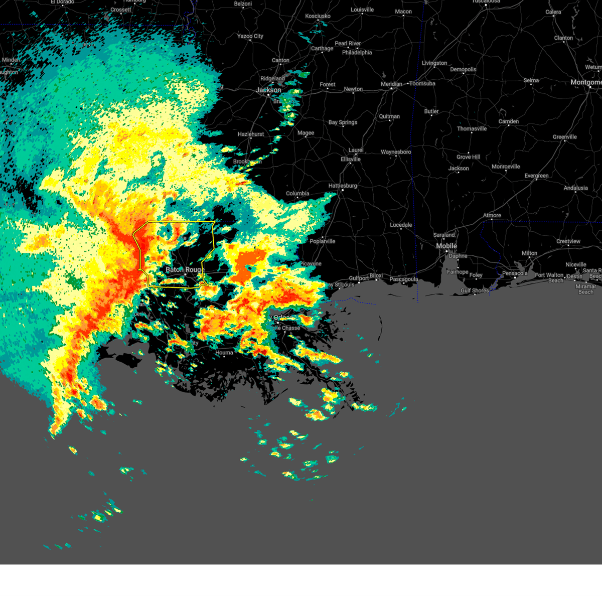 Interactive Hail Maps Hail Map for Slaughter, LA