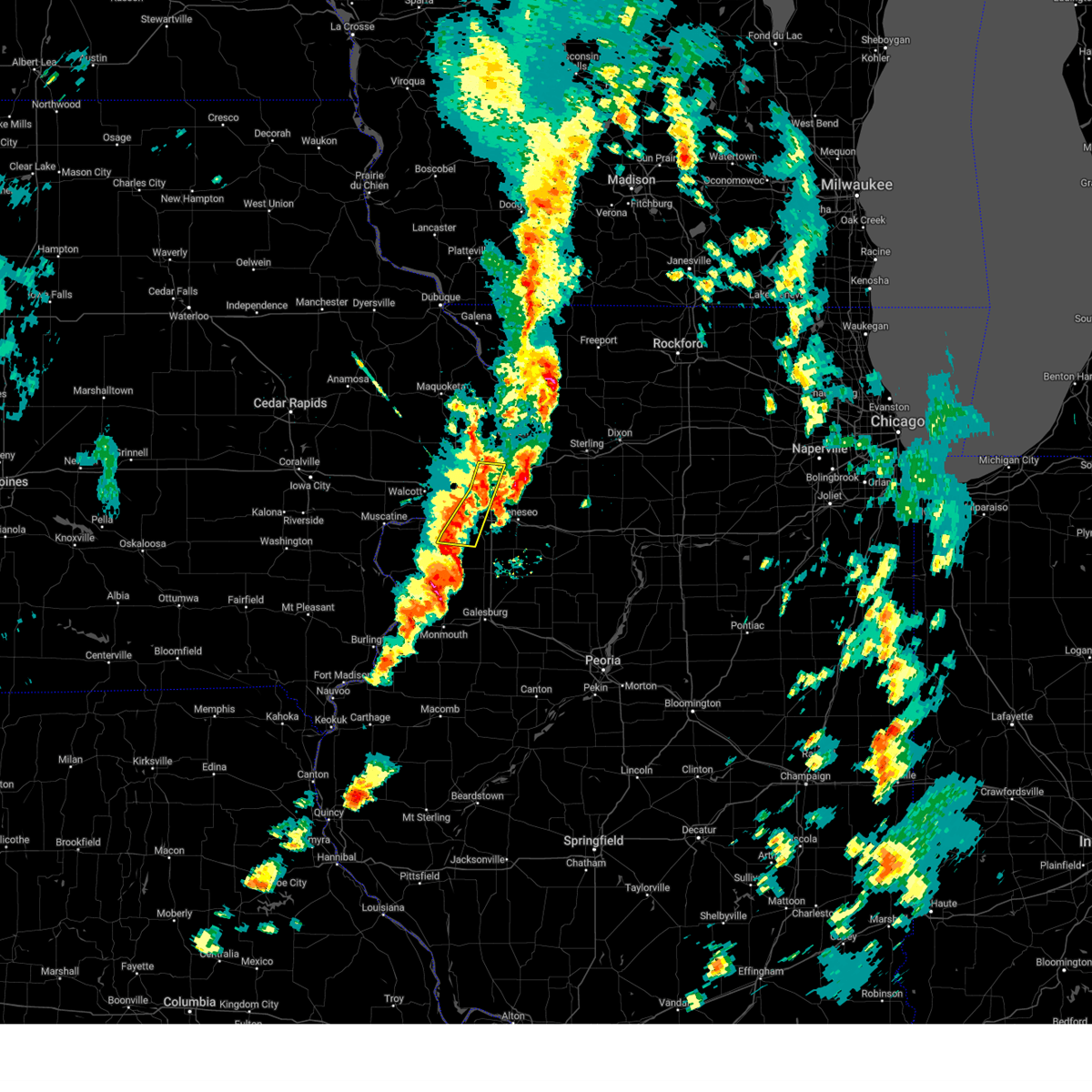 Interactive Hail Maps Hail Map for Davenport, IA
