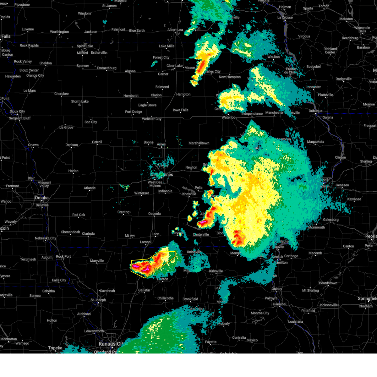 Interactive Hail Maps Hail Map for Bethany, MO