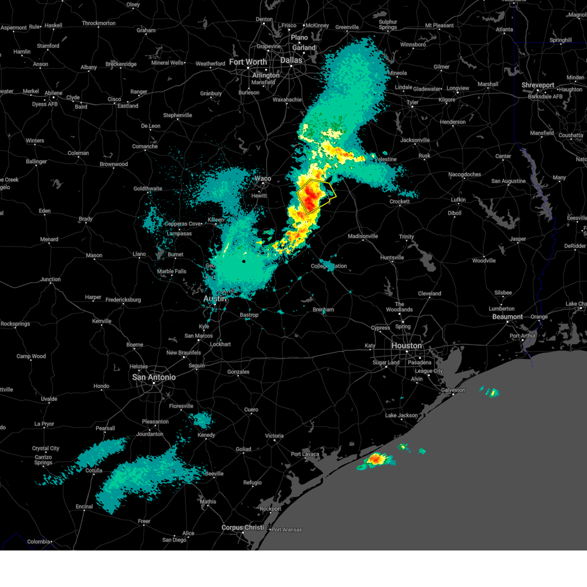 Interactive Hail Maps Hail Map for Kosse, TX