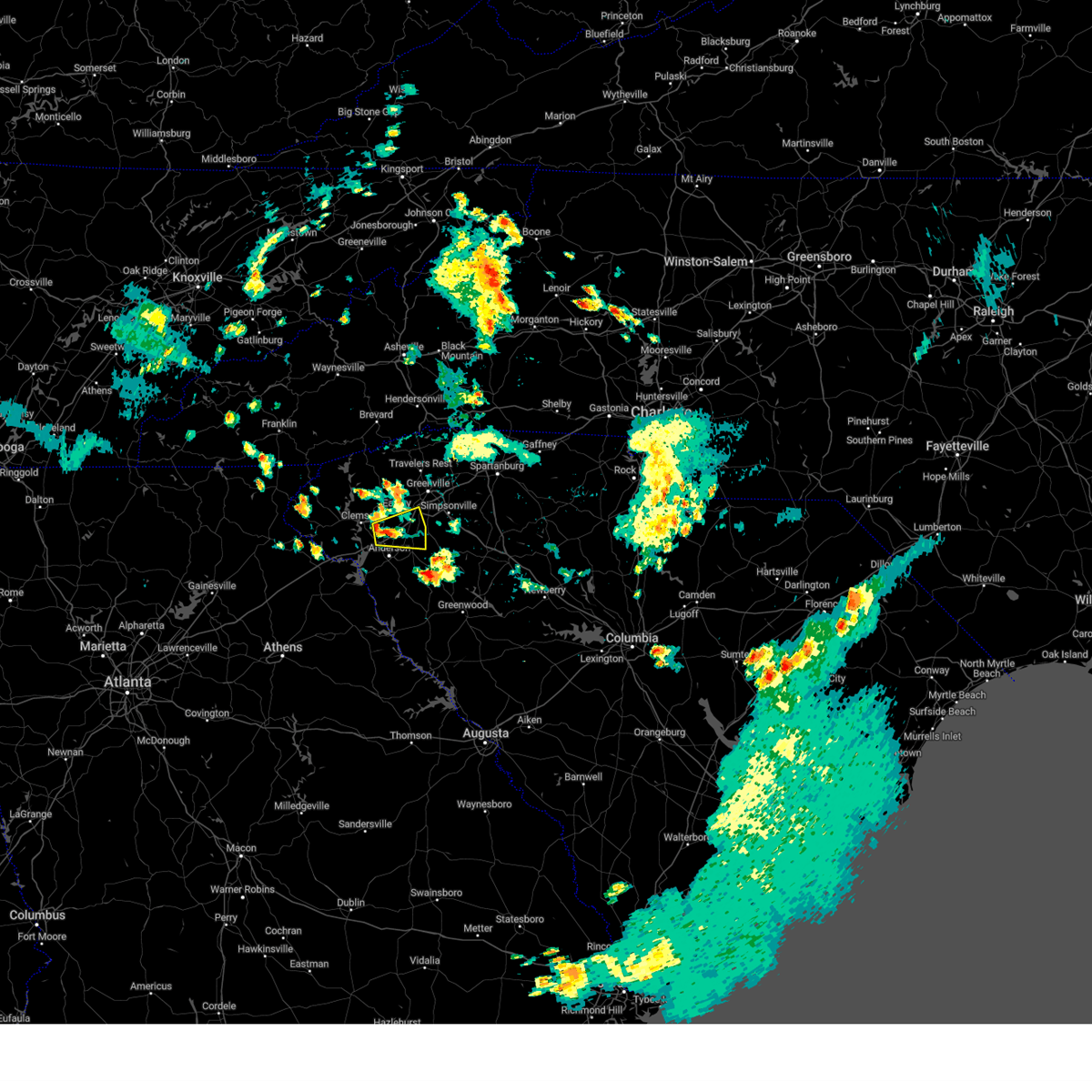 Interactive Hail Maps Hail Map for Williamston, SC