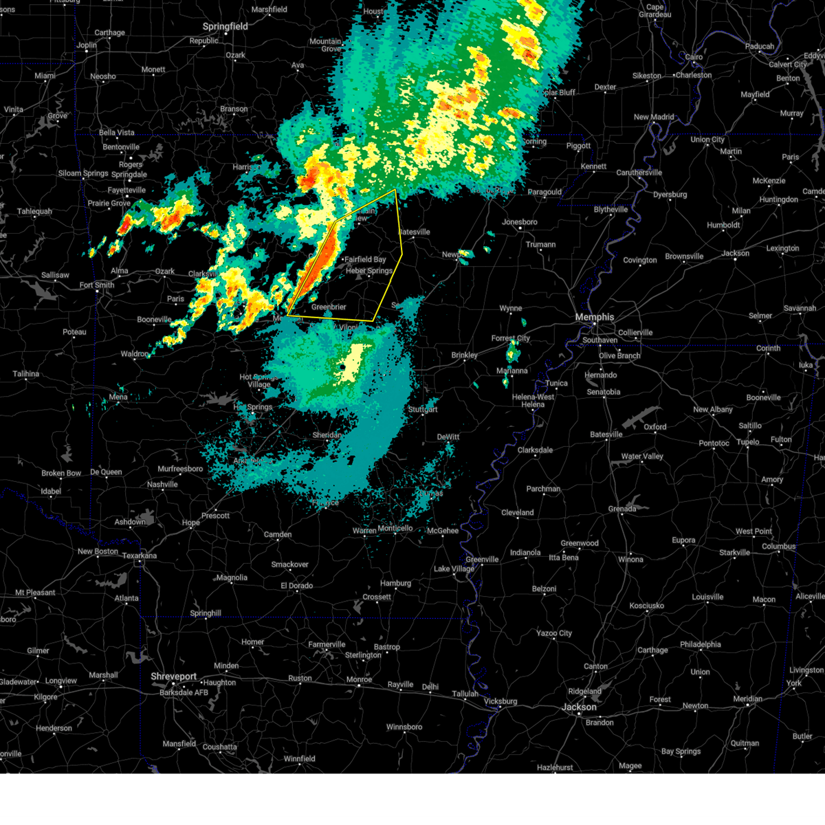 Interactive Hail Maps Hail Map for Rose Bud, AR