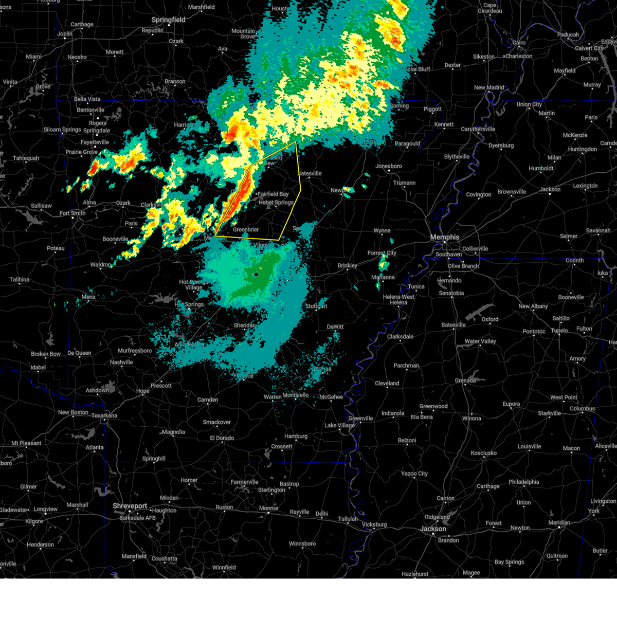 Interactive Hail Maps Hail Map for Concord, AR