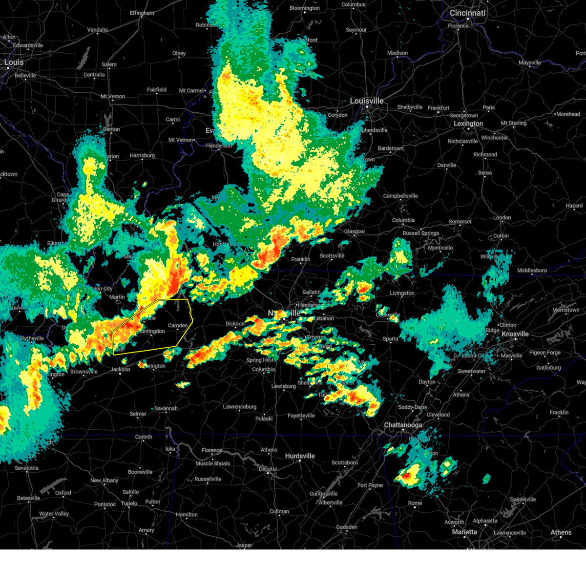 Interactive Hail Maps Hail Map for Gleason, TN