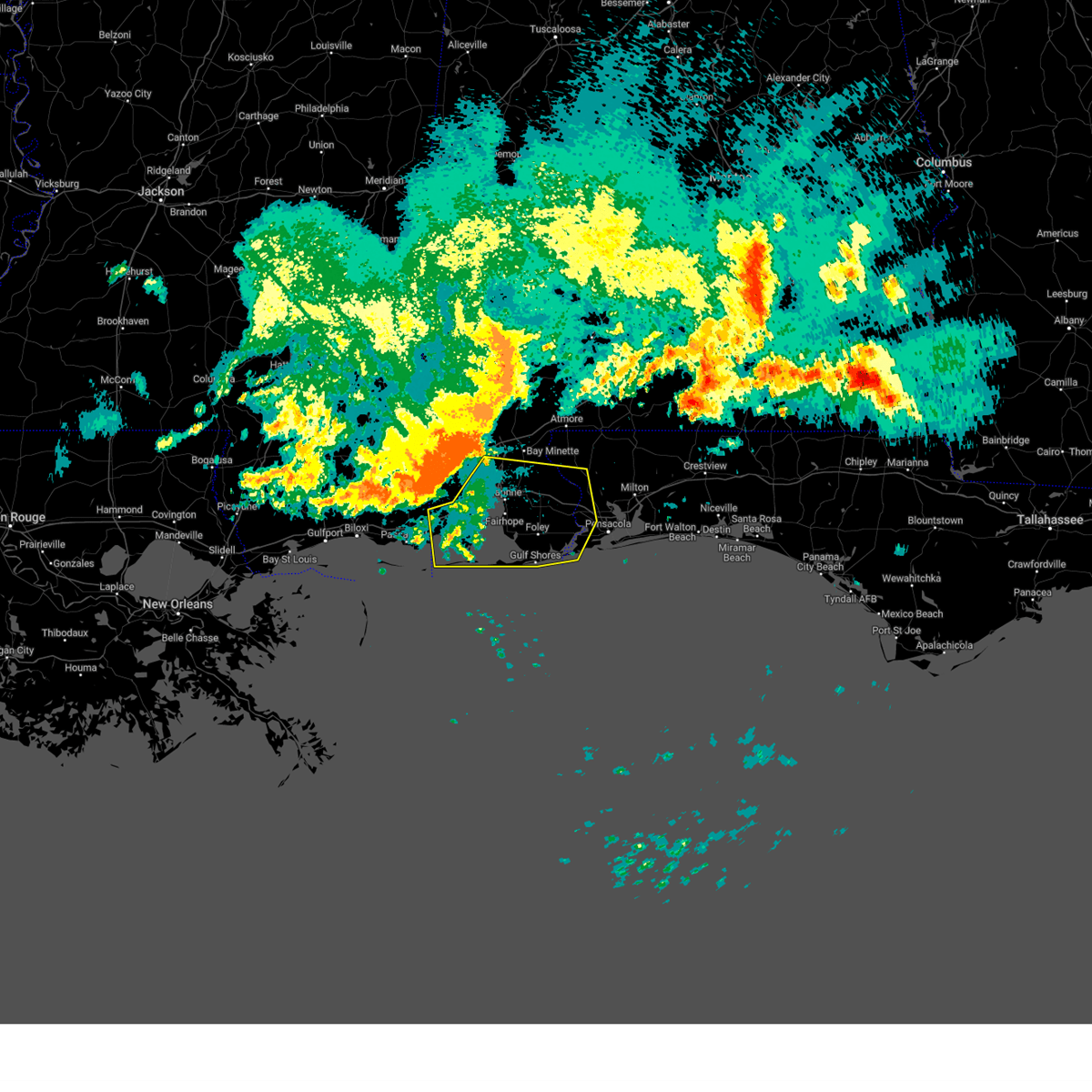 Interactive Hail Maps Hail Map for Molino, FL