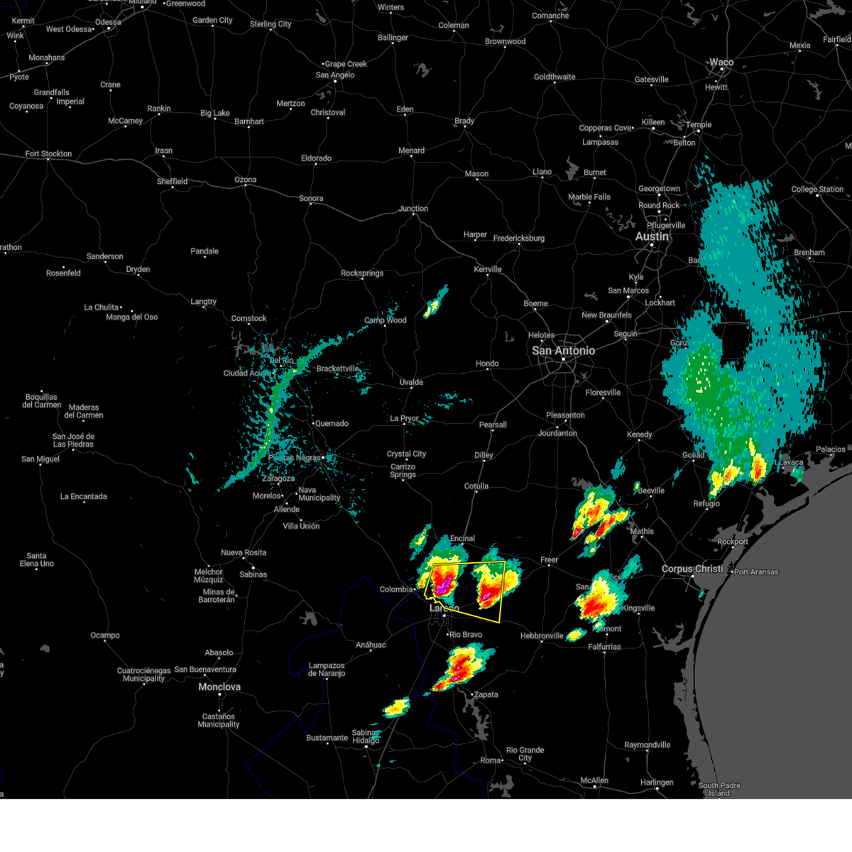 Interactive Hail Maps Hail Map for Los Fresnos, TX