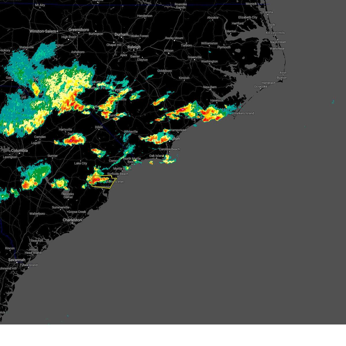 Interactive Hail Maps Hail Map for Murrells Inlet, SC