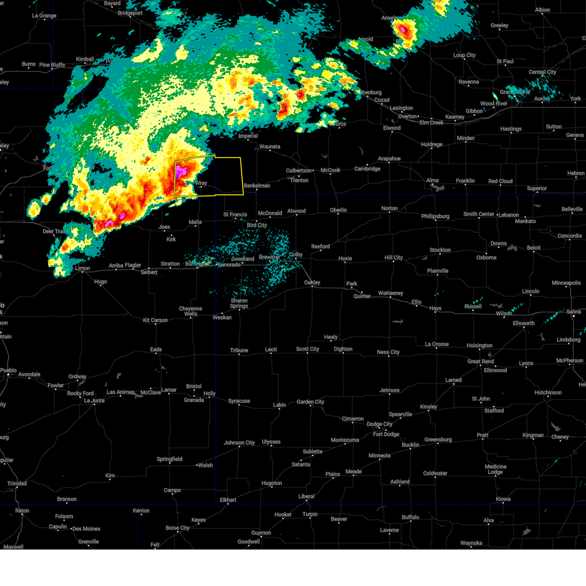 Interactive Hail Maps Hail Map for Wray, CO