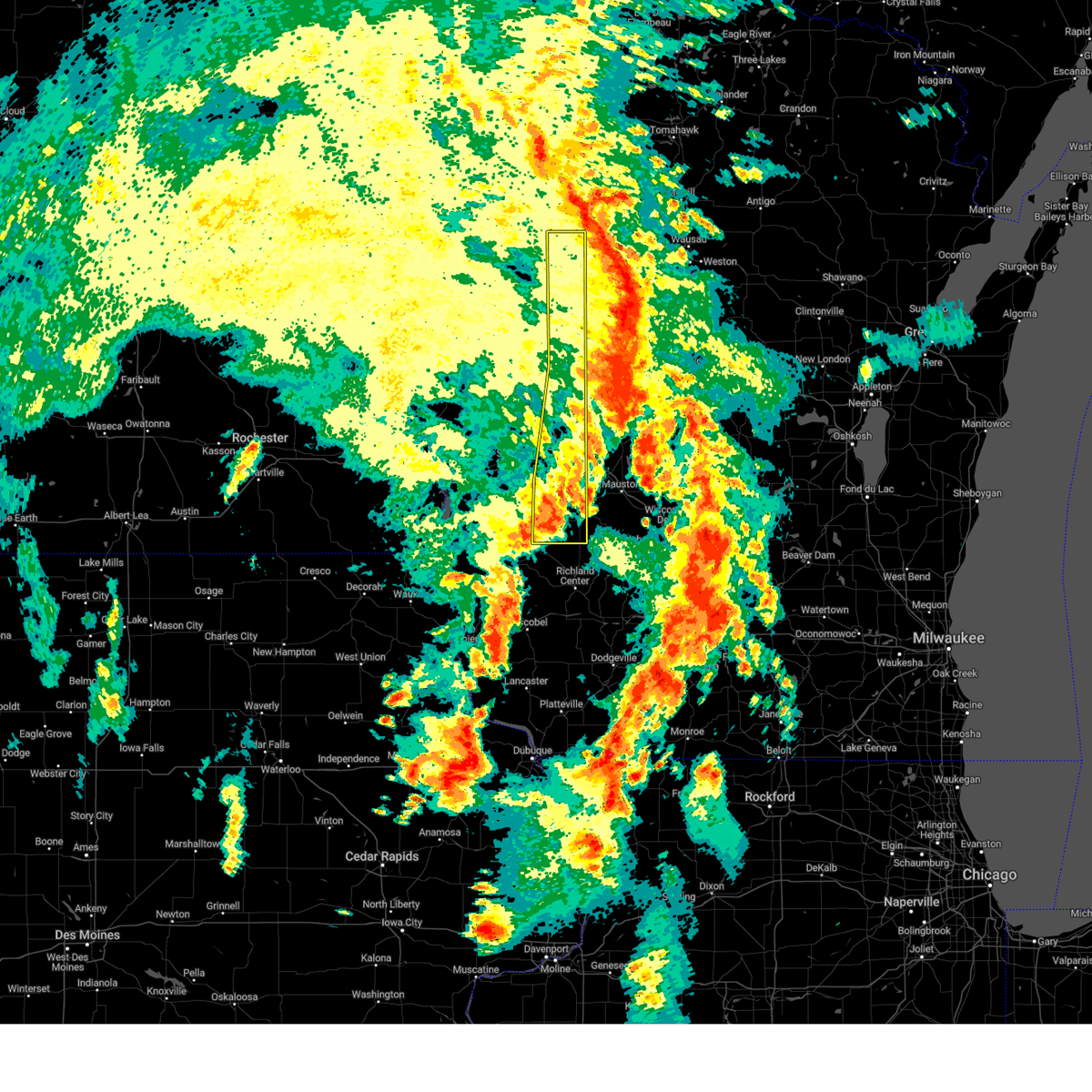 Interactive Hail Maps Hail Map for Tomah, WI
