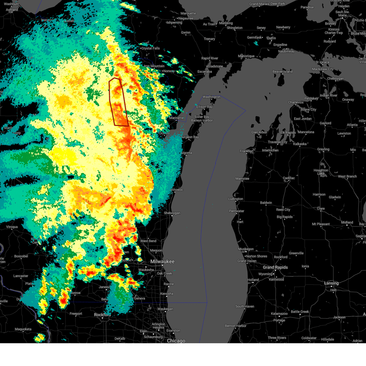 Interactive Hail Maps Hail Map for Wabeno, WI