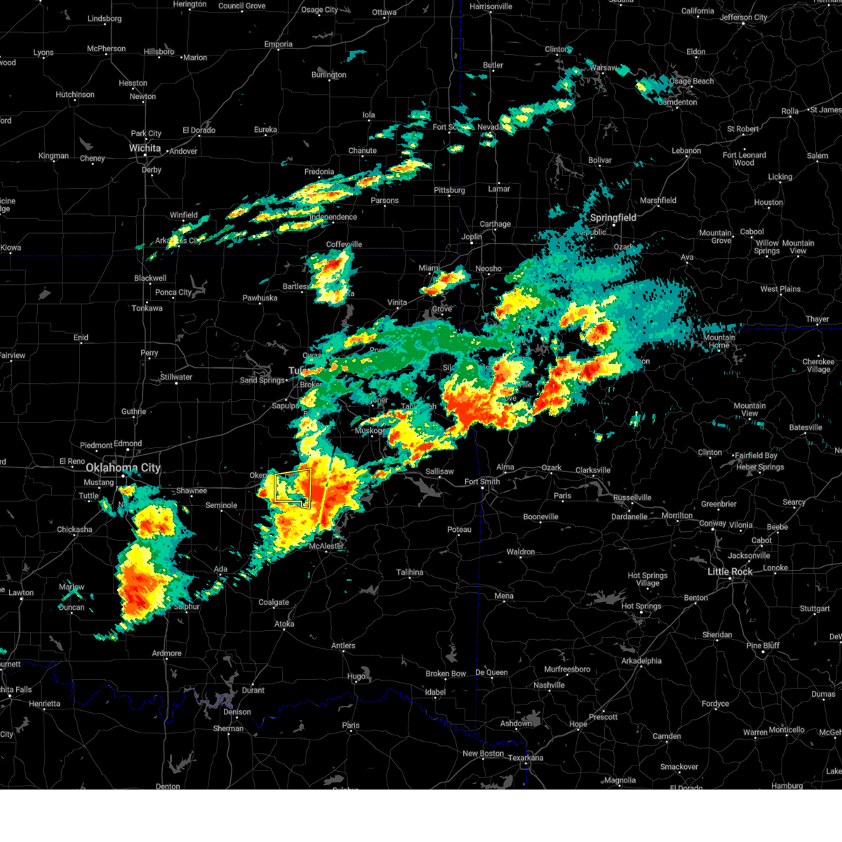 Interactive Hail Maps Hail Map for Henryetta, OK
