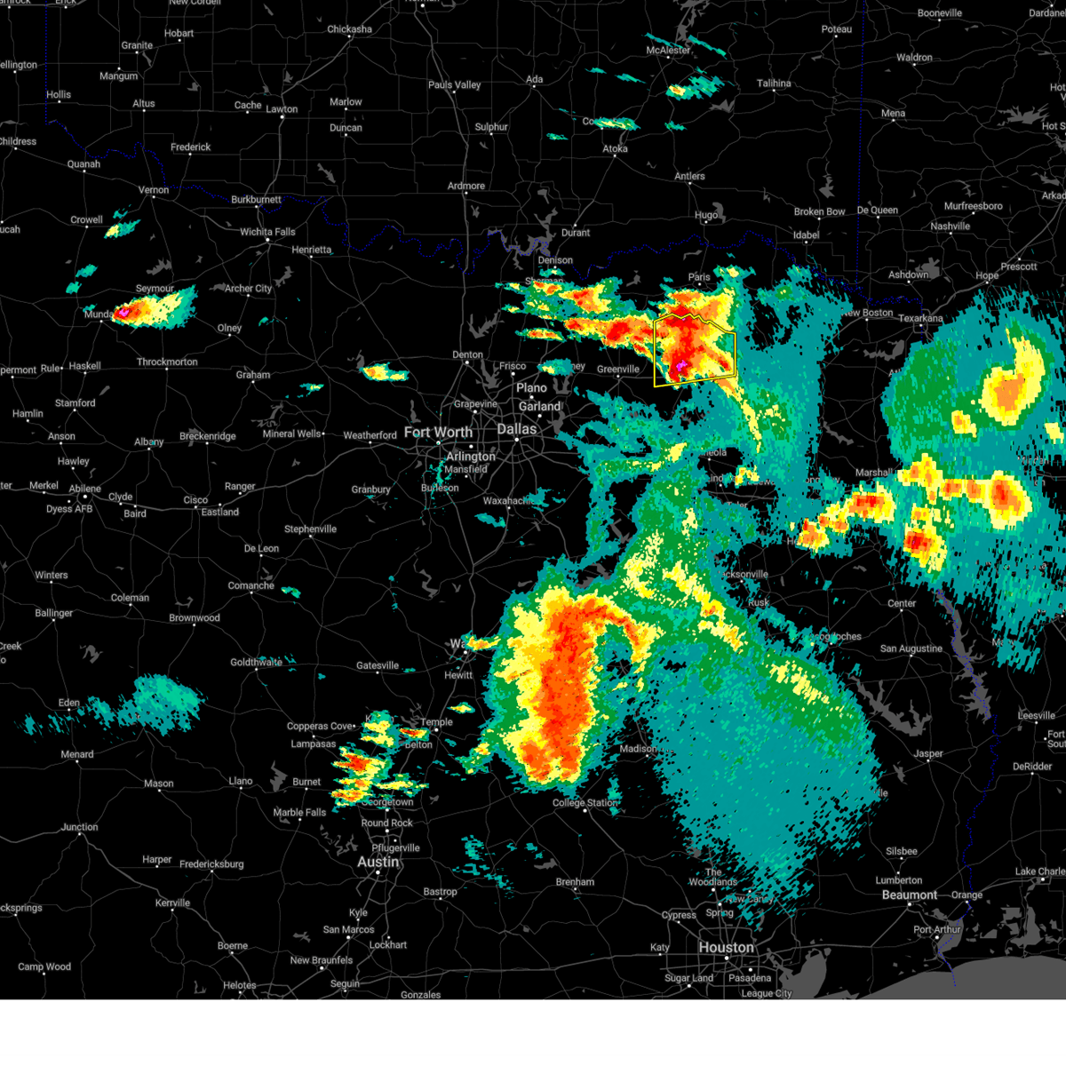 Interactive Hail Maps Hail Map for Sulphur Springs, TX