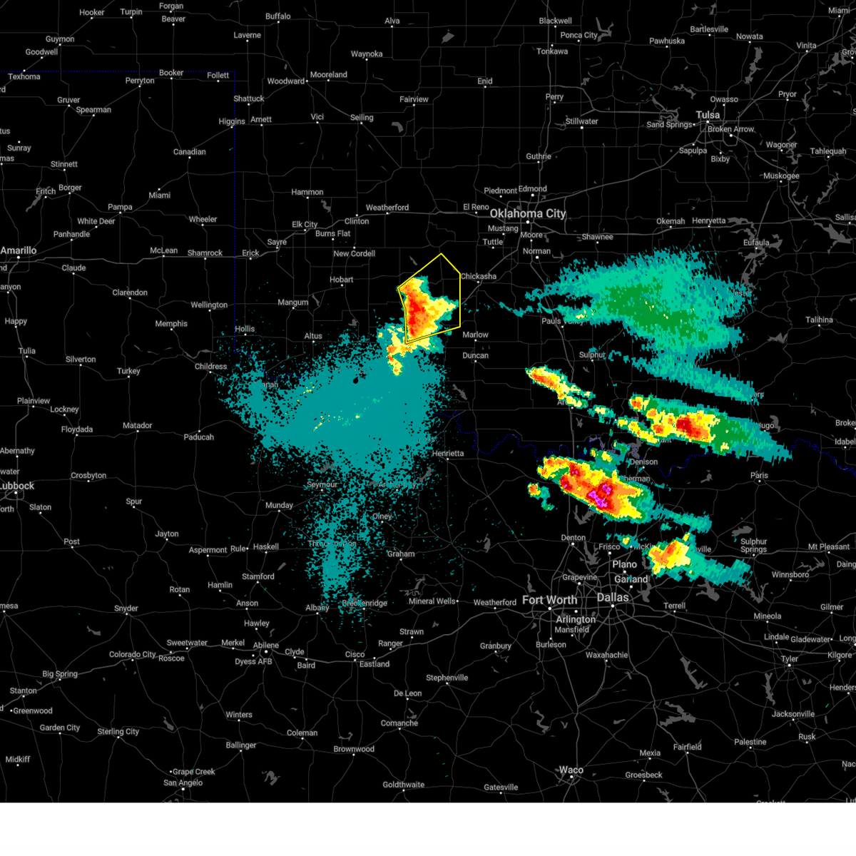 Interactive Hail Maps Hail Map for Gracemont, OK