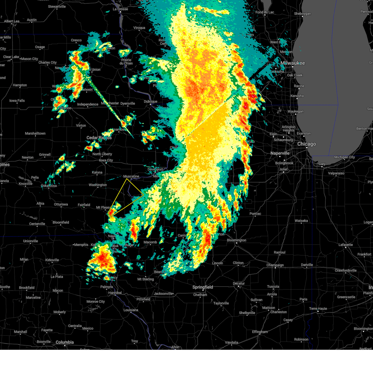 Interactive Hail Maps Hail Map for Wapello, IA