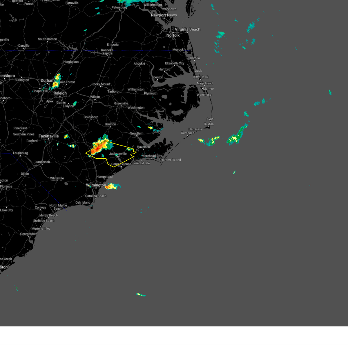 Interactive Hail Maps Hail Map for Rose Hill, NC