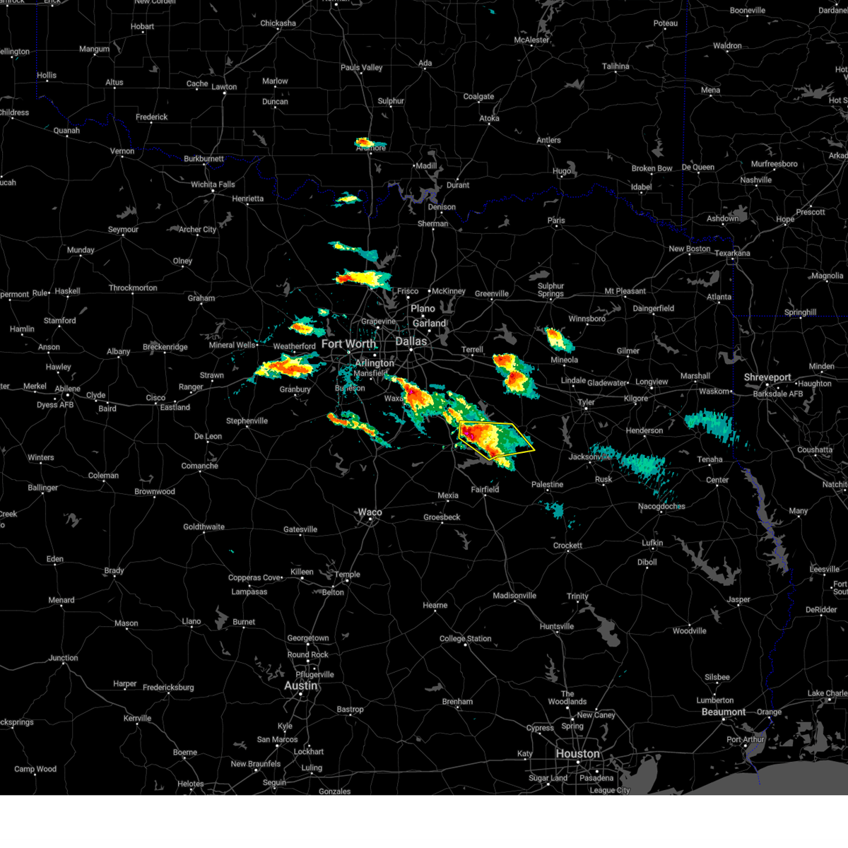 Interactive Hail Maps Hail Map for Kerens, TX