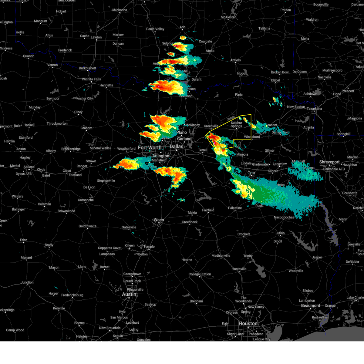 Interactive Hail Maps Hail Map for Sulphur Springs, TX