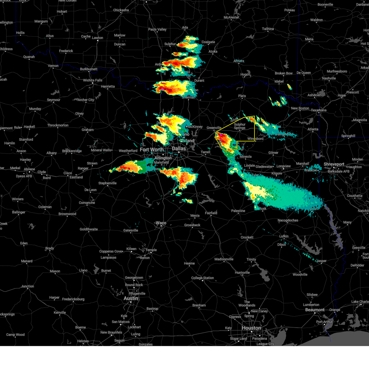 Interactive Hail Maps Hail Map for Sulphur Springs, TX